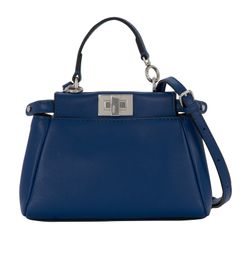Micro Peekaboo, Leather, Blue, K47159, S, 3*